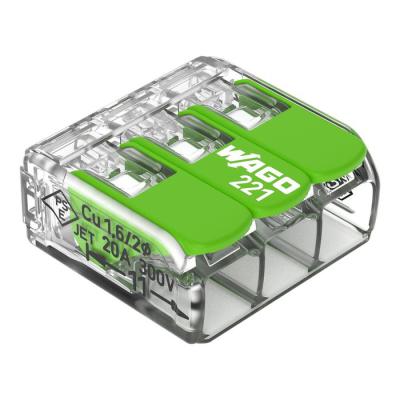  Borne WAGO 221 Green 3x4mm� 