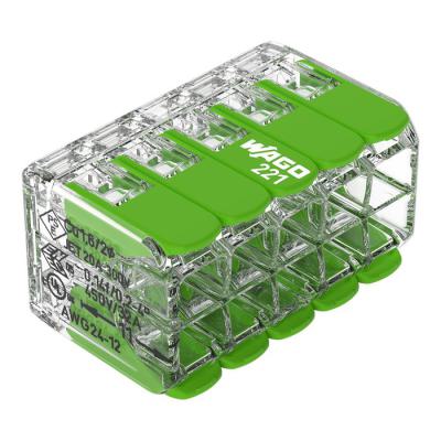  Borne WAGO 221 Green 10x4mm� 