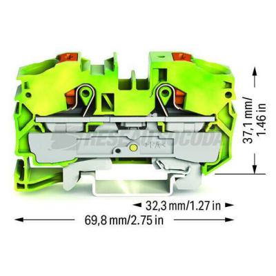  Borne de protection pour 2 con 