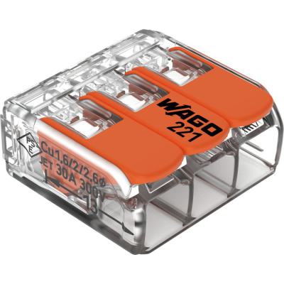  Borne WAGO 221 3x6mm� � levier 