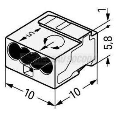  Borne micro pour bo�te de d�ri 