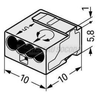  Borne micro pour bo�te de d�ri 