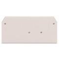  Plaque d'extr�mit� / Gris clai 