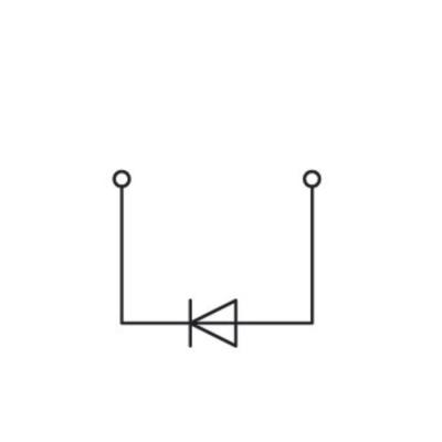  Borne � diode 2C avec diode 1 