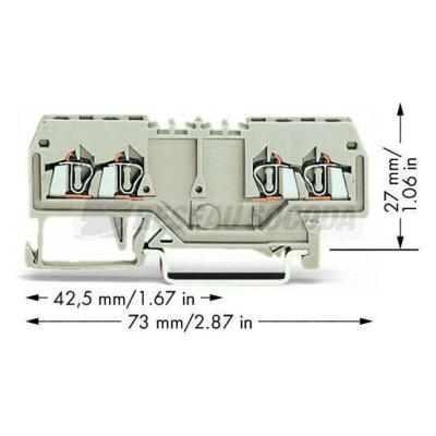  Borne EEx 4c 1,5mm cfmc/gris 