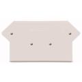  Plaque d'extr�mit� / Gris clai 