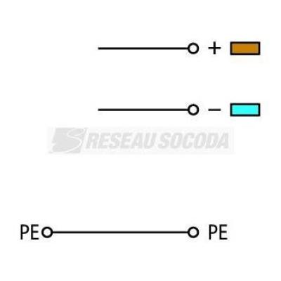  Bor.d'alimentation p.capteurs 