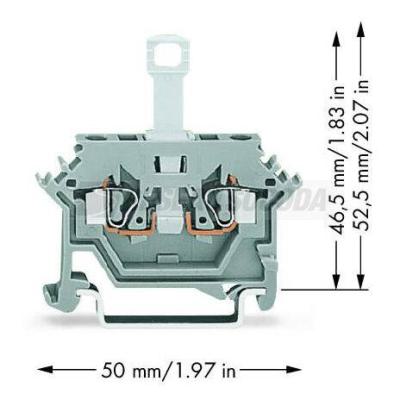  Borne sectionnable 2C / 2,5 mm 