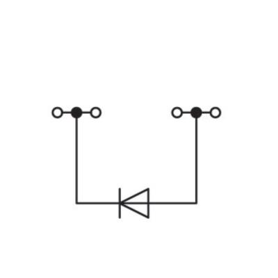  Borne 4C � diode / 2,5 mm� / G 