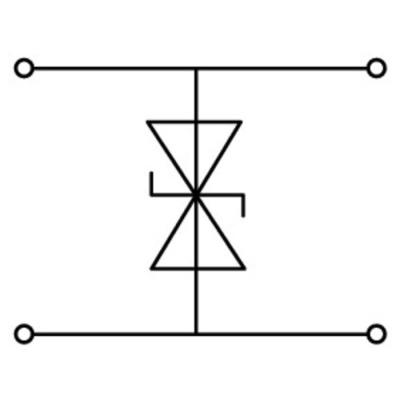  Borne avec diode de suppressio 