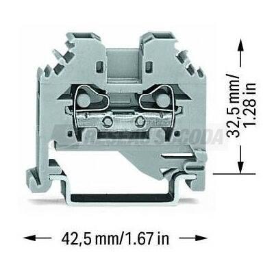  Borne de passage 2C / 4 mm� / 