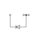  Borne � diode pour 3 conducteu 