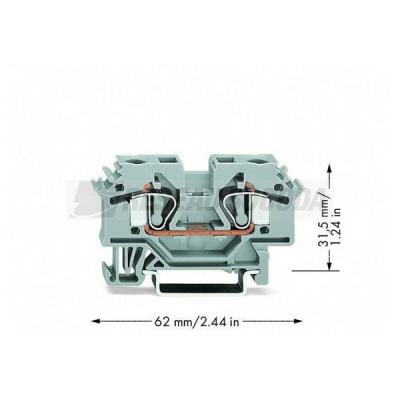  Borne de passage 2C / 6 mm� / 