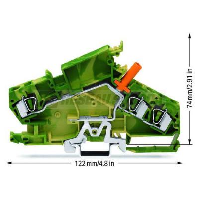  Borne mesure sectionnable vert 