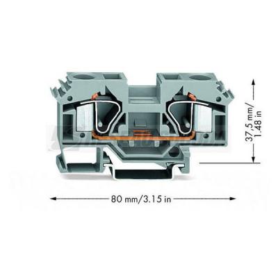  Borne de passage 2C / 16 mm� / 