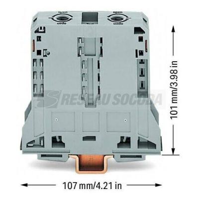  Borne de passage 2C / 95 mm� / 