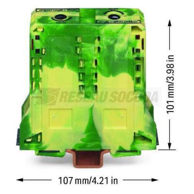  Borne de passage 2C / 95 mm� / 