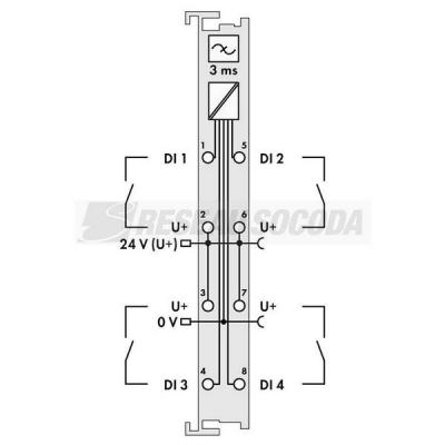  4 entr�es TOR 24V 2 fils 