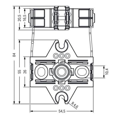  Adaptateur de fixation de 2 � 