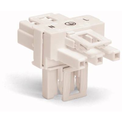  Distributeur en T Blanc Connec 