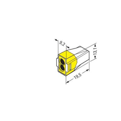  Bornes rigide 2 cond. 2,5mm� t 
