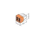  Bornes rigide 4 cond. 2,5mm� t 