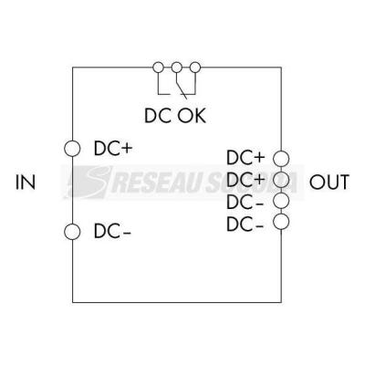  Module tampon capacitif 24 V D 