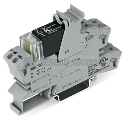  Embase avec SSR H 15 mm 24 V D 