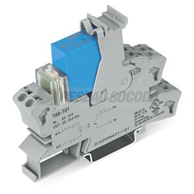  Embase avec SSR H 25 mm 24 V D 