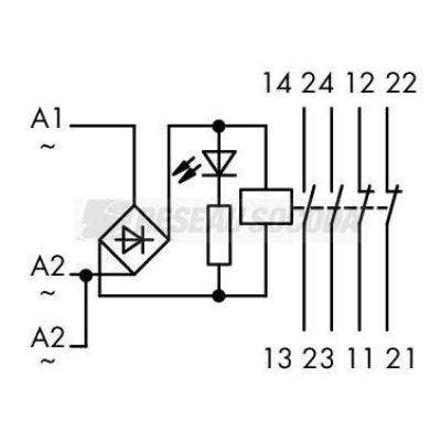  Schaltrel-baust.24vac/dc/4a/2a 