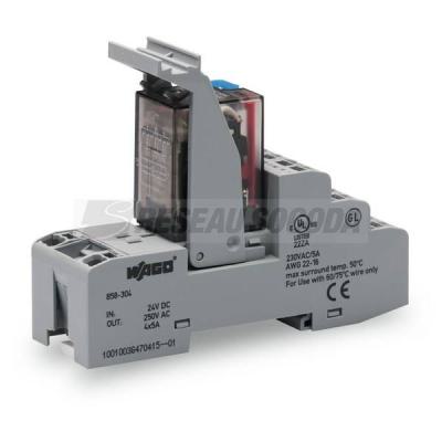  Embase avec relais 220 V DC - 