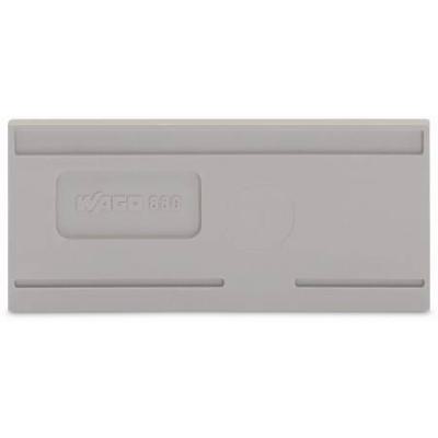  Plaque d'extr�mit� / Gris 