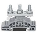  Borne 3 boutons M6 gris 