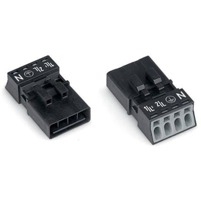  Connecteur 2 p�les, vert clair 