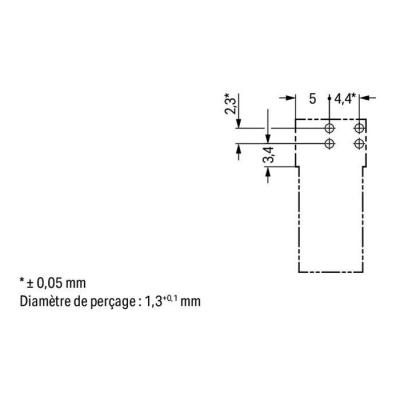 Connecteur pour circuits impri 
