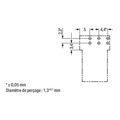  Connecteur pour circuits impri 