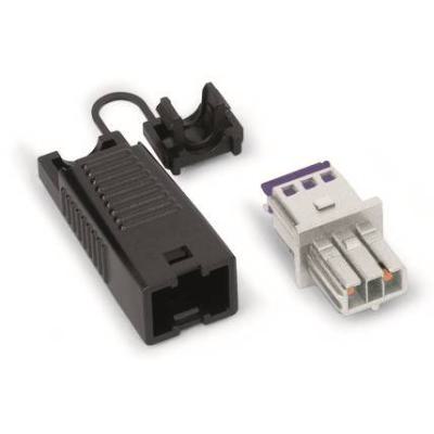  Connecteur femelle 2 p�les Cod 