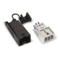  Connecteur m�le 2 p�les Codage 