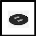  Dock encastrable rond 2 x USB 