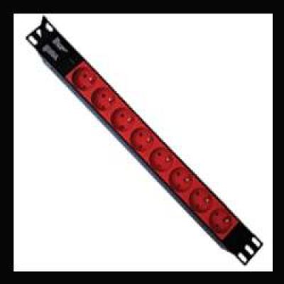  PDU 19'' - 8 prises rouges 
